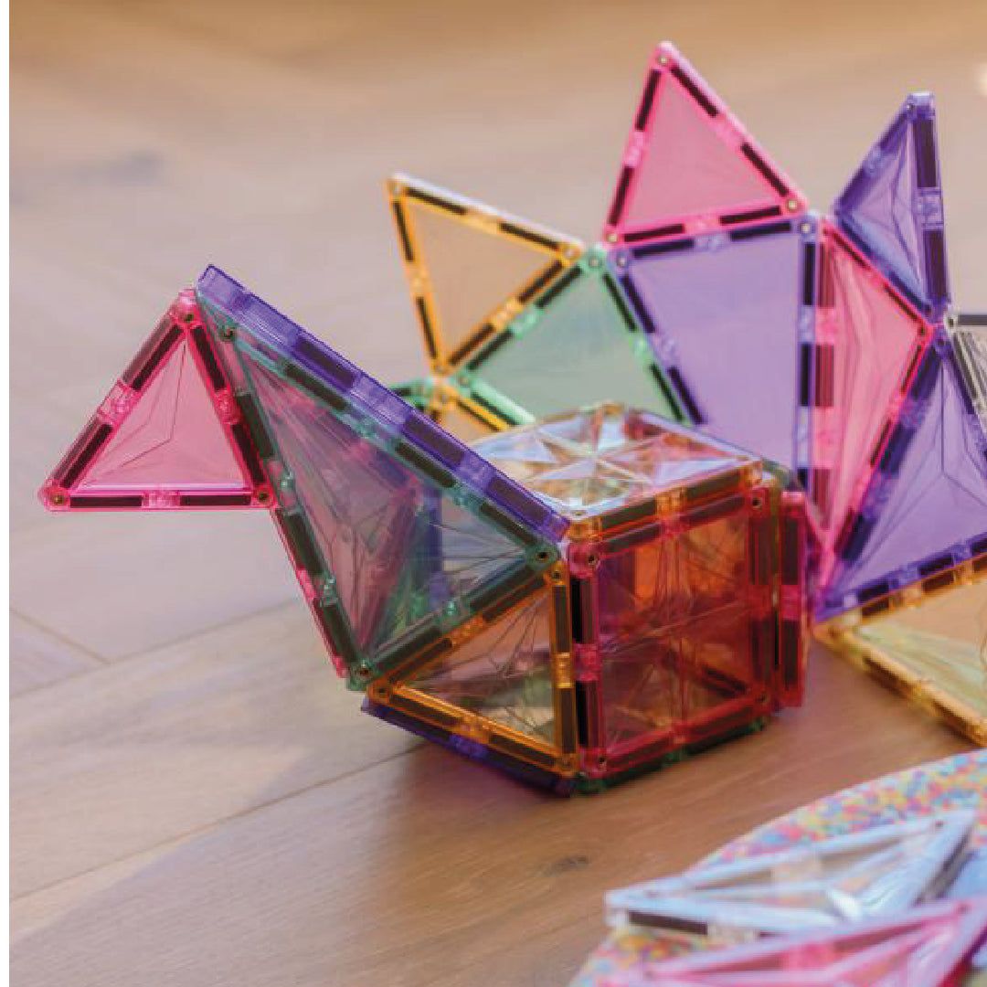 Cleverclixx - Magnetische Tegels Petite Pastel | 36-delige Starterset