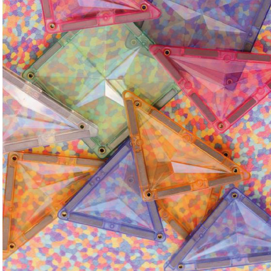 Cleverclixx - Magnetische Tegels Petite Pastel | 36-delige Starterset