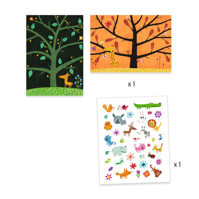 Djeco - Herbruikbare Stickers Af De Grond | Speelmap