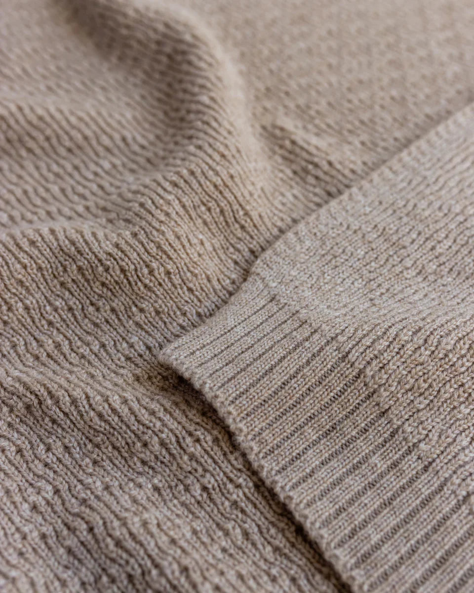 Hvid - Deken 70 x 100 cm Dora | Sand