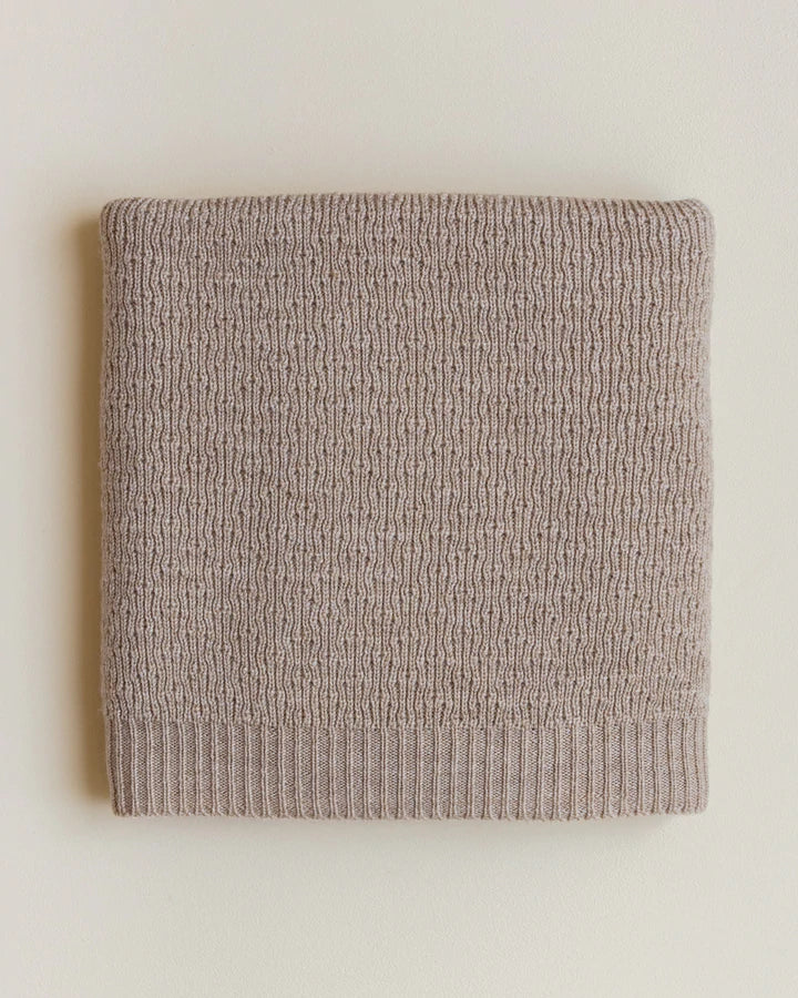 Hvid - Deken 70 x 100 cm Dora | Sand