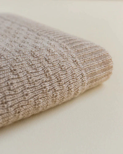 Hvid - Deken 70 x 100 cm Dora | Sand