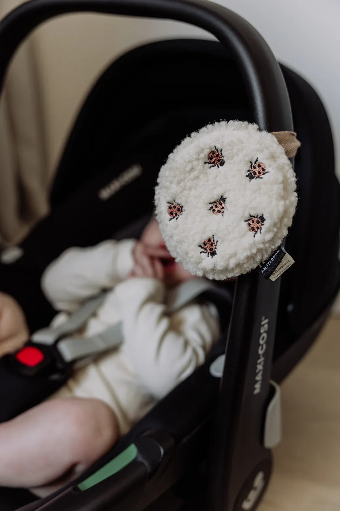 Flow - Knuffel Hartslag Ted Lieveheersbeestje | Beige