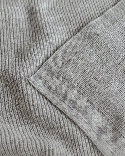 Hvid - Deken 70 x 95 cm Felix | Grey Melange