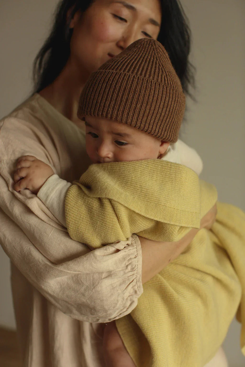 Hvid - Deken 70 x 95 cm Felix | Light Yellow