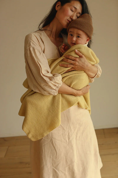 Hvid - Deken 70 x 95 cm Felix | Light Yellow