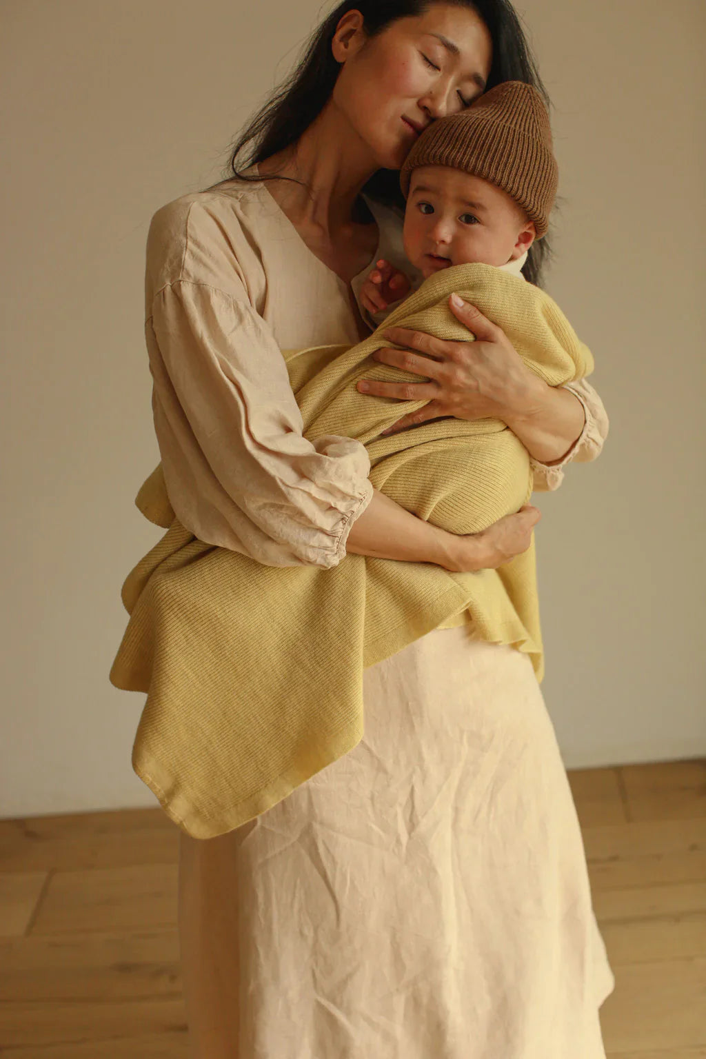 Hvid - Deken 70 x 95 cm Felix | Light Yellow