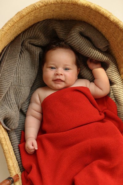 Hvid - Deken 70 x 95 cm Felix | Red