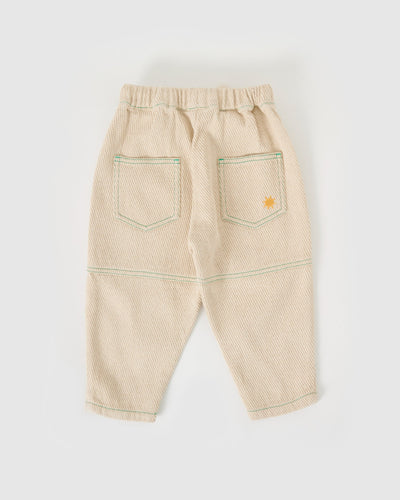 Goldie + Ace - Broek Drew Embroidered Pocket | Sand