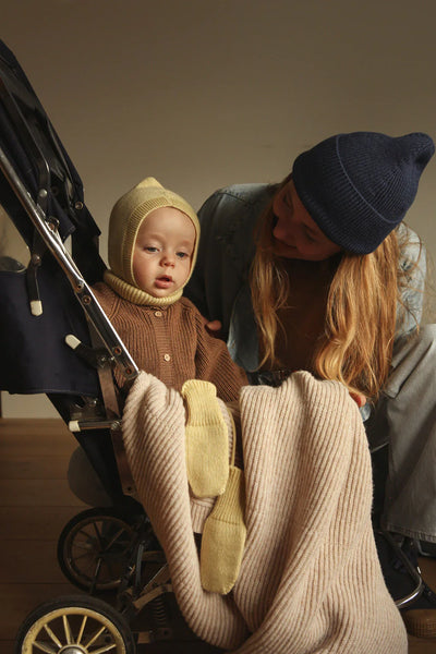 Hvid - Deken 100 x 140 cm Gaston | Soft Beige