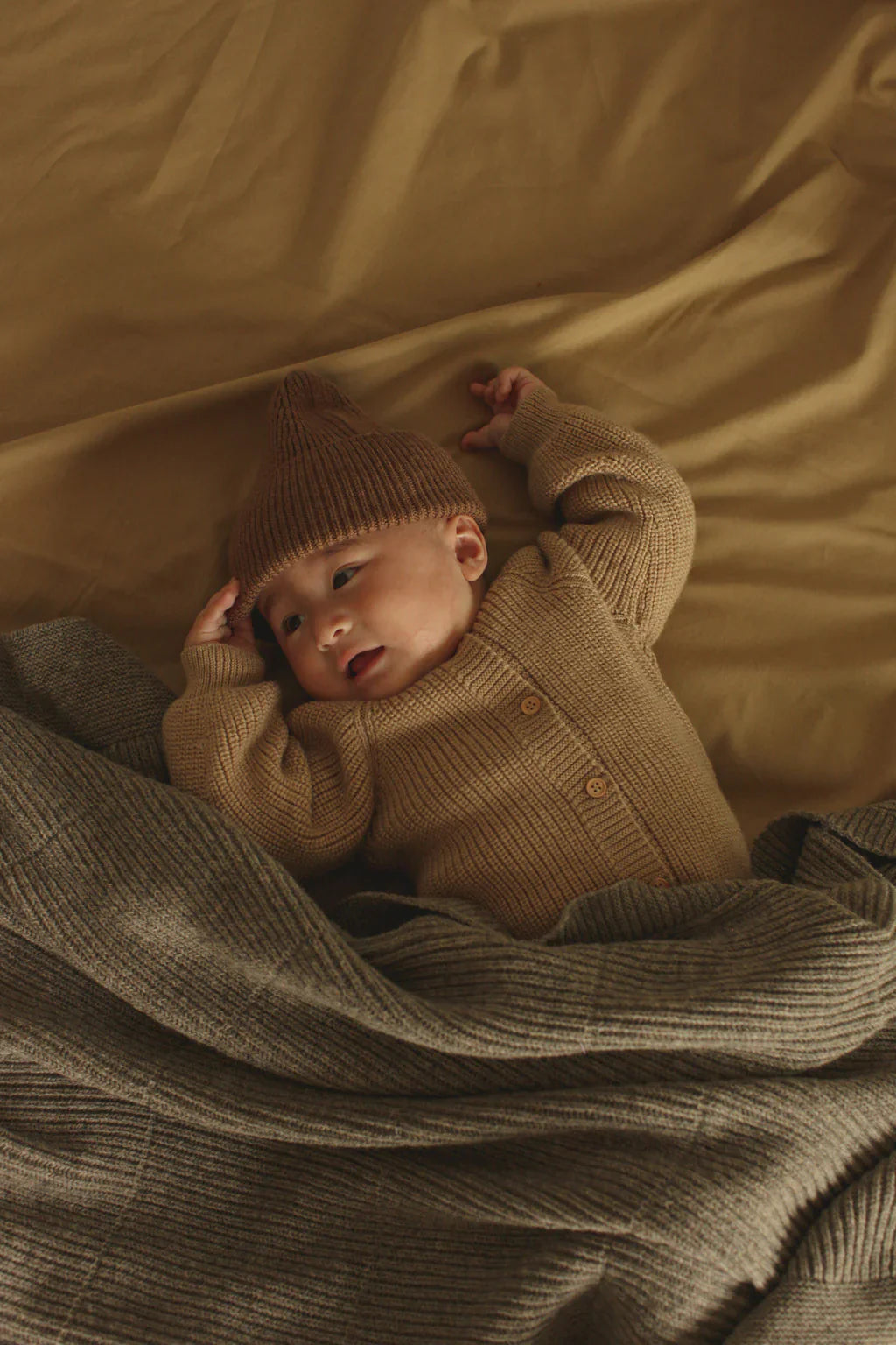 Hvid - Deken 100 x 140 cm Gaston | Stone