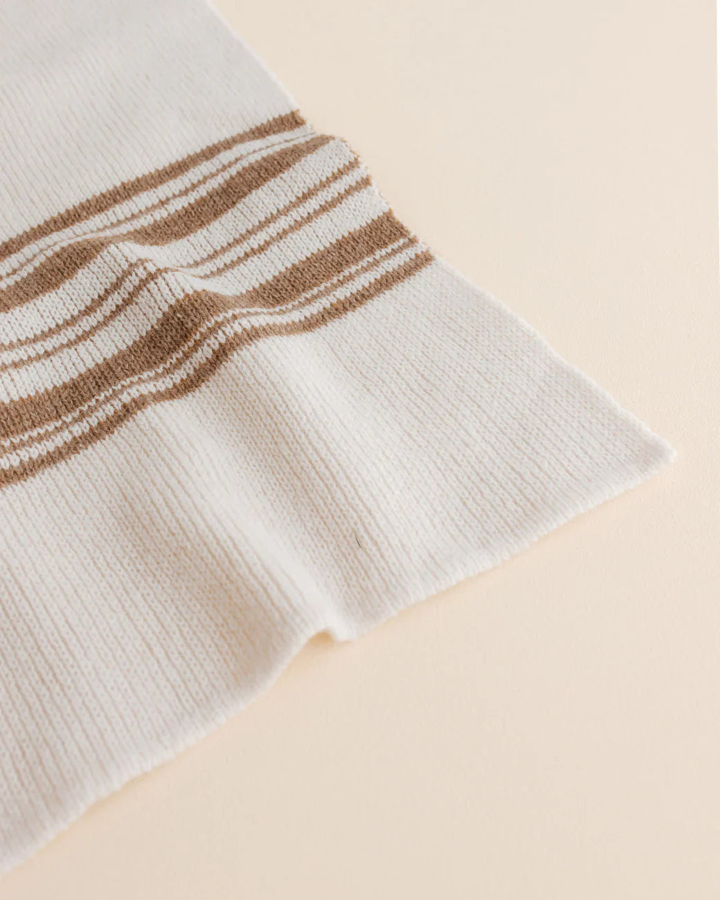 Hvid - Deken 70 x 95 cm Gilbert | Offwhite / Walnut