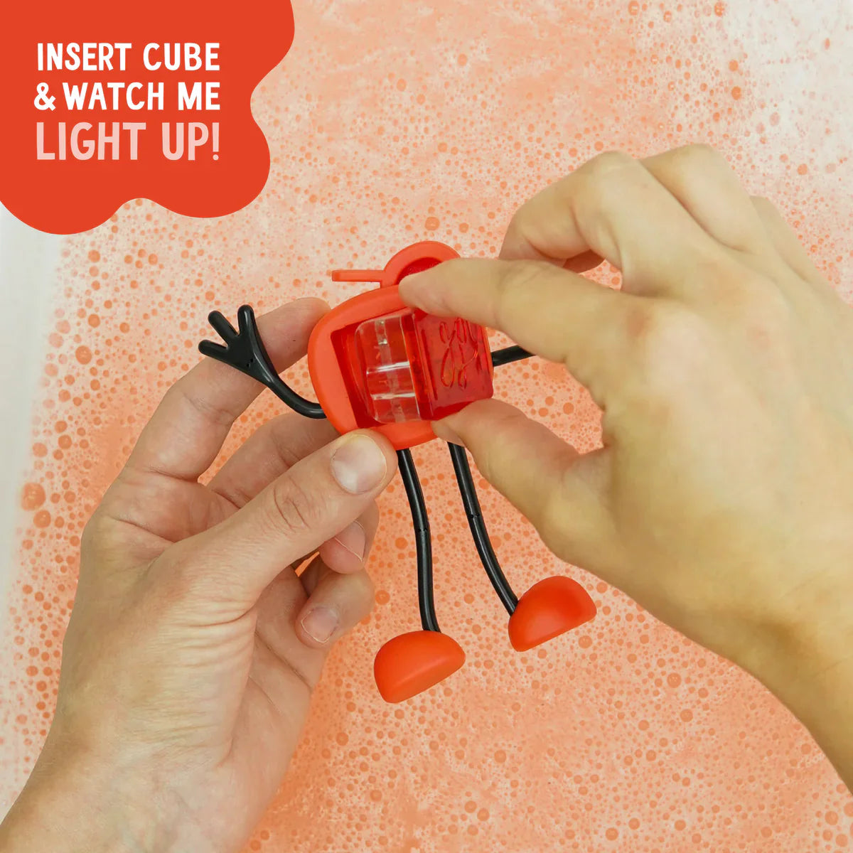 Glo Pals - Badspeeltje Met Licht Light Up | Sammy Red