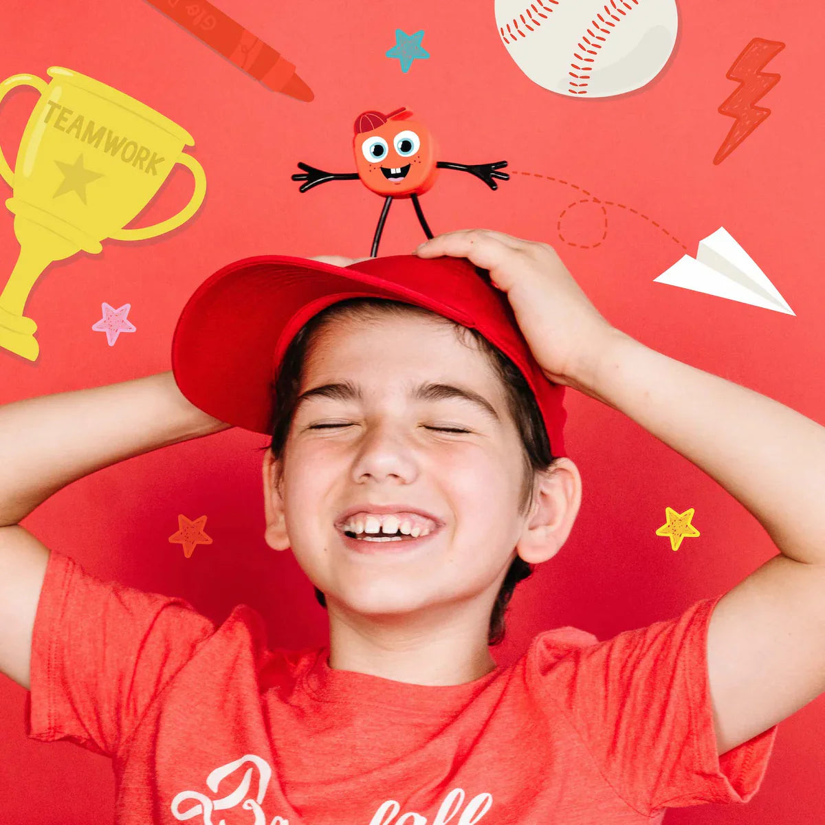 Glo Pals - Badspeeltje Met Licht Light Up | Sammy Red