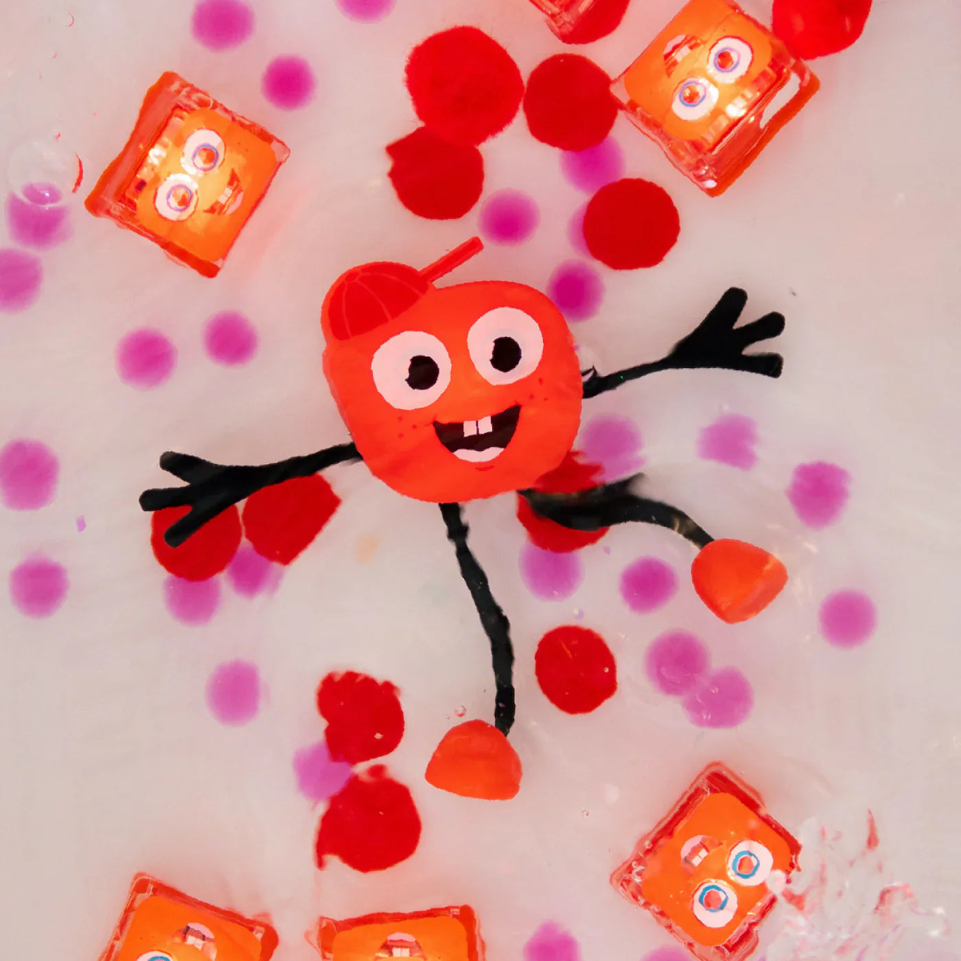 Glo Pals - Badspeeltje Met Licht Light Up | Sammy Red