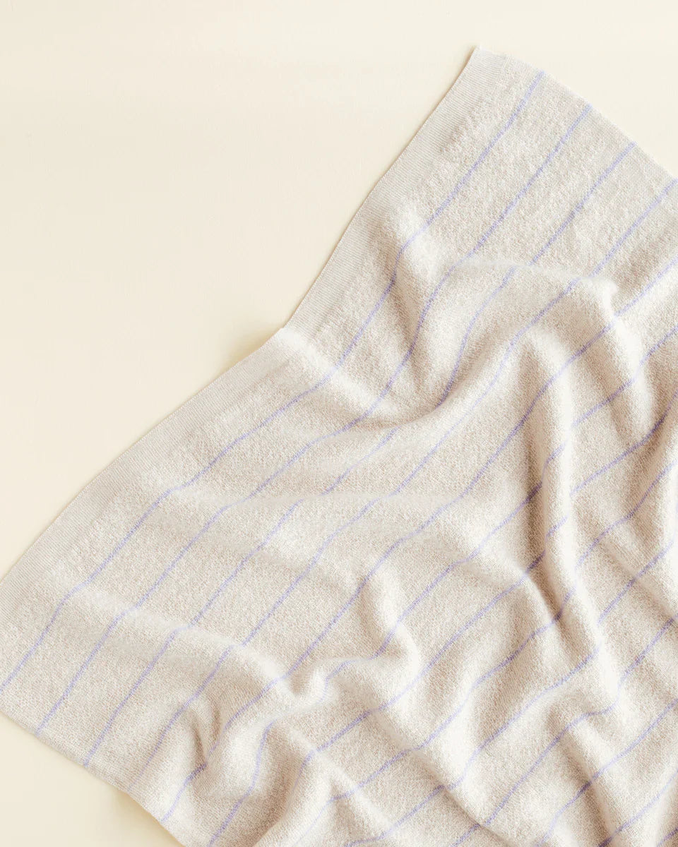 Hvid - Deken 70 x 100 cm Harry | Cream / Lilac