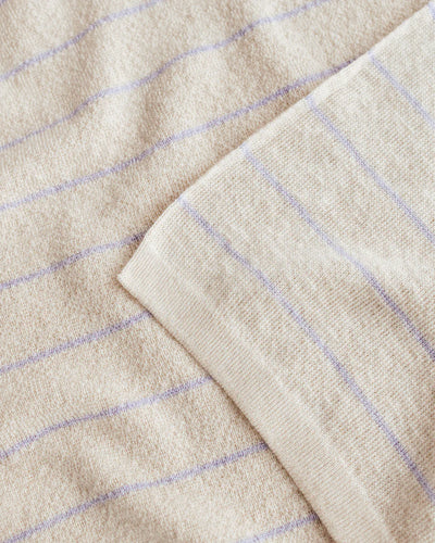 Hvid - Deken 70 x 100 cm Harry | Cream / Lilac