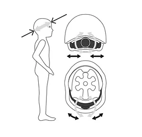 Helm Scoot Peach mt XXS-S