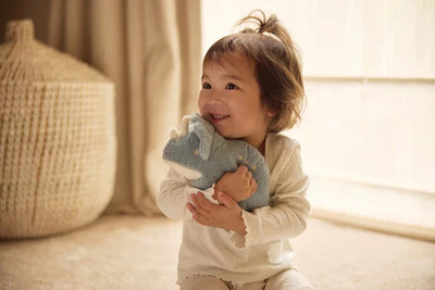 Jollein - Knuffel Roarsome | Dino Grijs Blauw