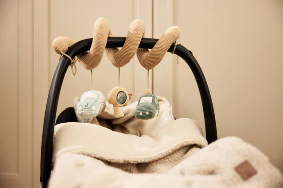 Jollein - Activiteitenspiraal On The Go | Sea Green & Biscuit