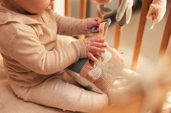 Jollein - Activiteitenkubus Lovely Birds | Wild Rose