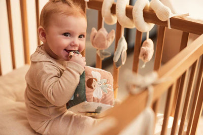 Jollein - Activiteitenkubus Lovely Birds | Wild Rose