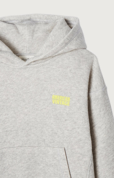 American Vintage - Sweater Kodytown Capuche Polar Melange