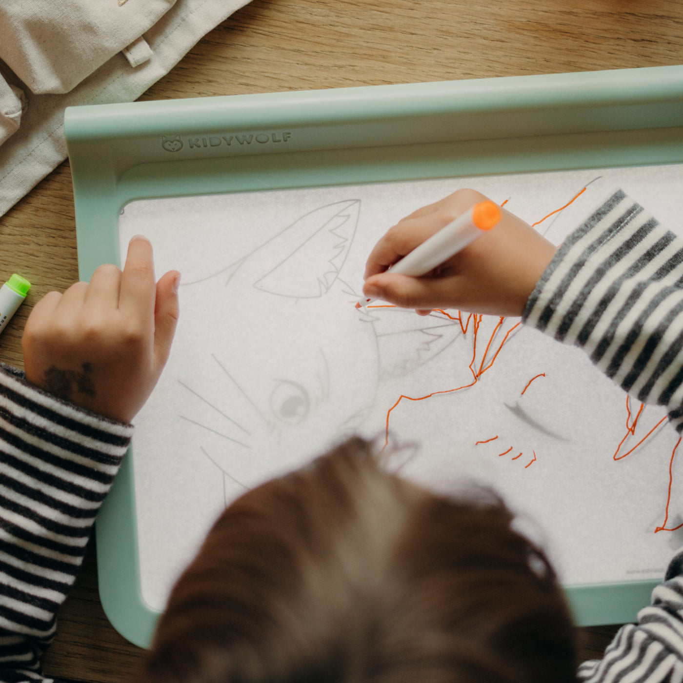 Kidywolf - Projectie Tekentafel Kidydraw Pro | Green