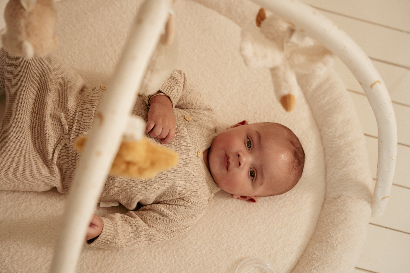 Little Dutch - Speeltapijt Newborn Naturals | Zacht Activiteitenkleed