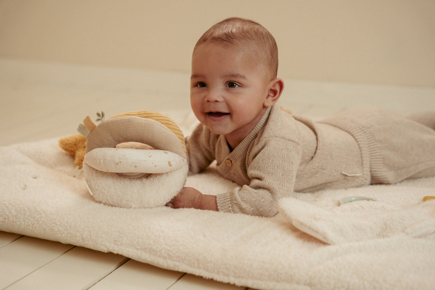 Little Dutch - Grijpbal Newborn Naturals | Zacht & Stimulerend