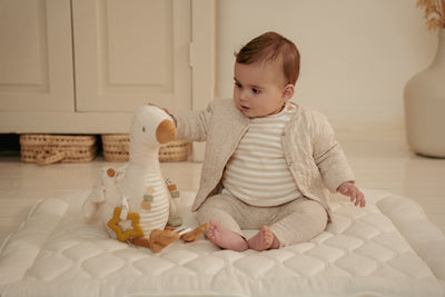 Little Dutch - Activiteitenknuffel Little Goose | Ontdek & Knuffel