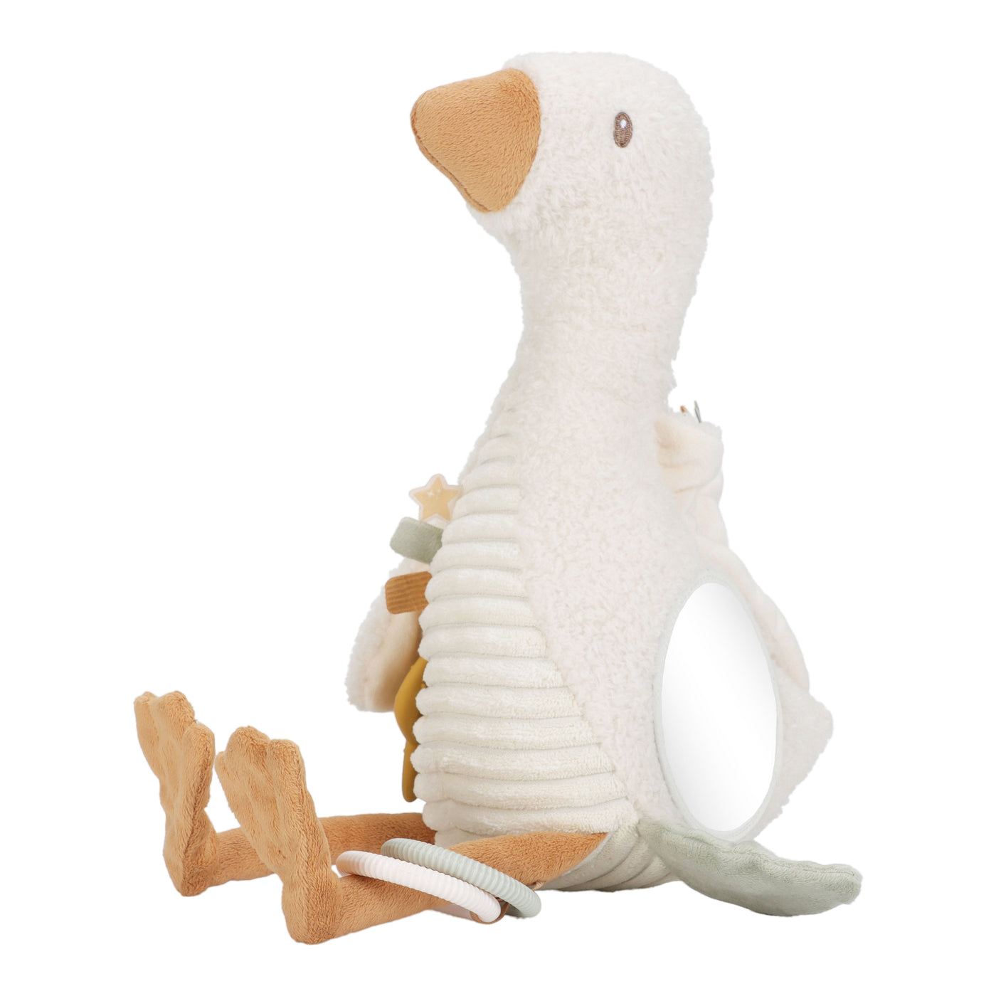 Little Dutch - Activiteitenknuffel Little Goose | Ontdek & Knuffel