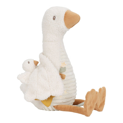 Little Dutch - Activiteitenknuffel Little Goose | Ontdek & Knuffel