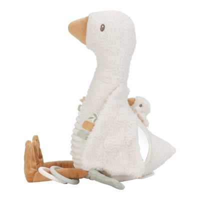 Little Dutch - Activiteitenknuffel Little Goose | Ontdek & Knuffel