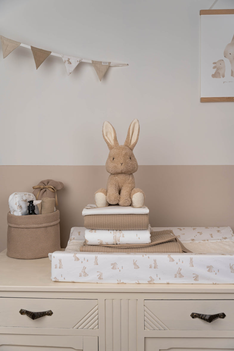 Little Dutch - Knuffel Baby Bunny 32 cm | Zacht & Aaibaar | Beige