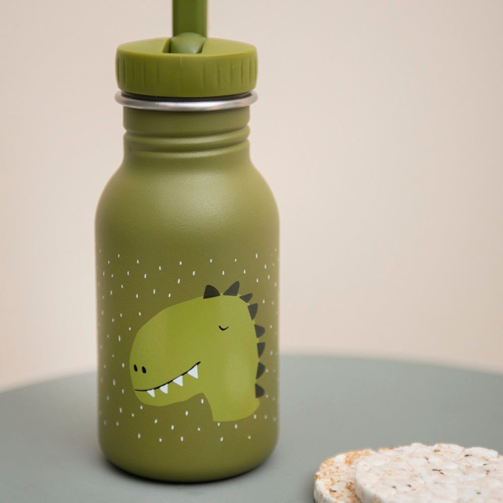 Trixie - Drinkfles Mr. Dino 350 ml | Roestvrij Staal