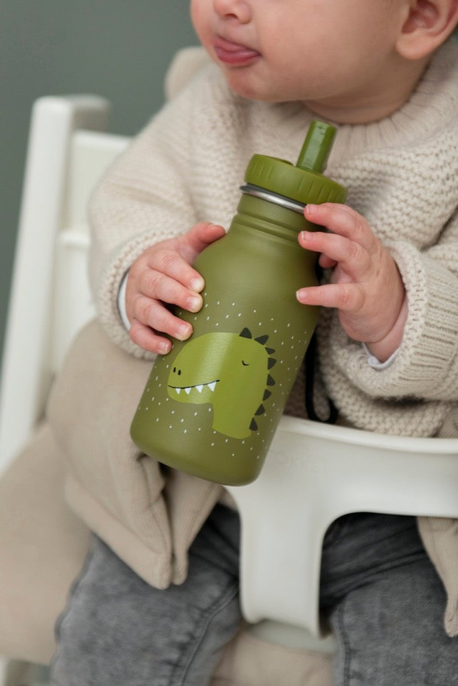 Trixie - Drinkfles Mr. Dino 350 ml | Roestvrij Staal