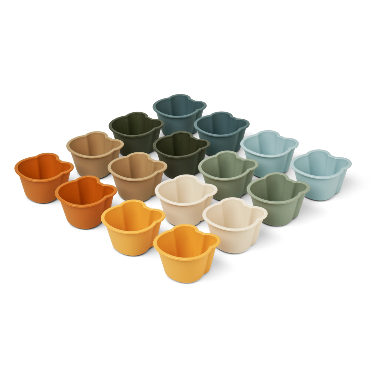 Cupcakevormen Tilo Mr Bear Faune Green Multi Mix