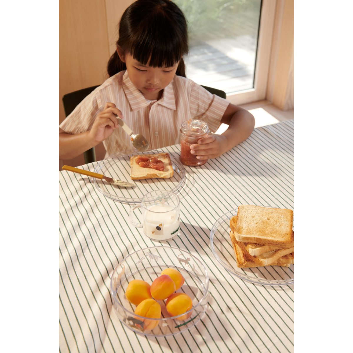 Liewood - Eetset Siva Tritan | Peach Sea Shell