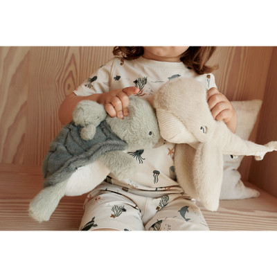 Liewood - Knuffel Berto + Baby Turtle Teddy | Faune Green