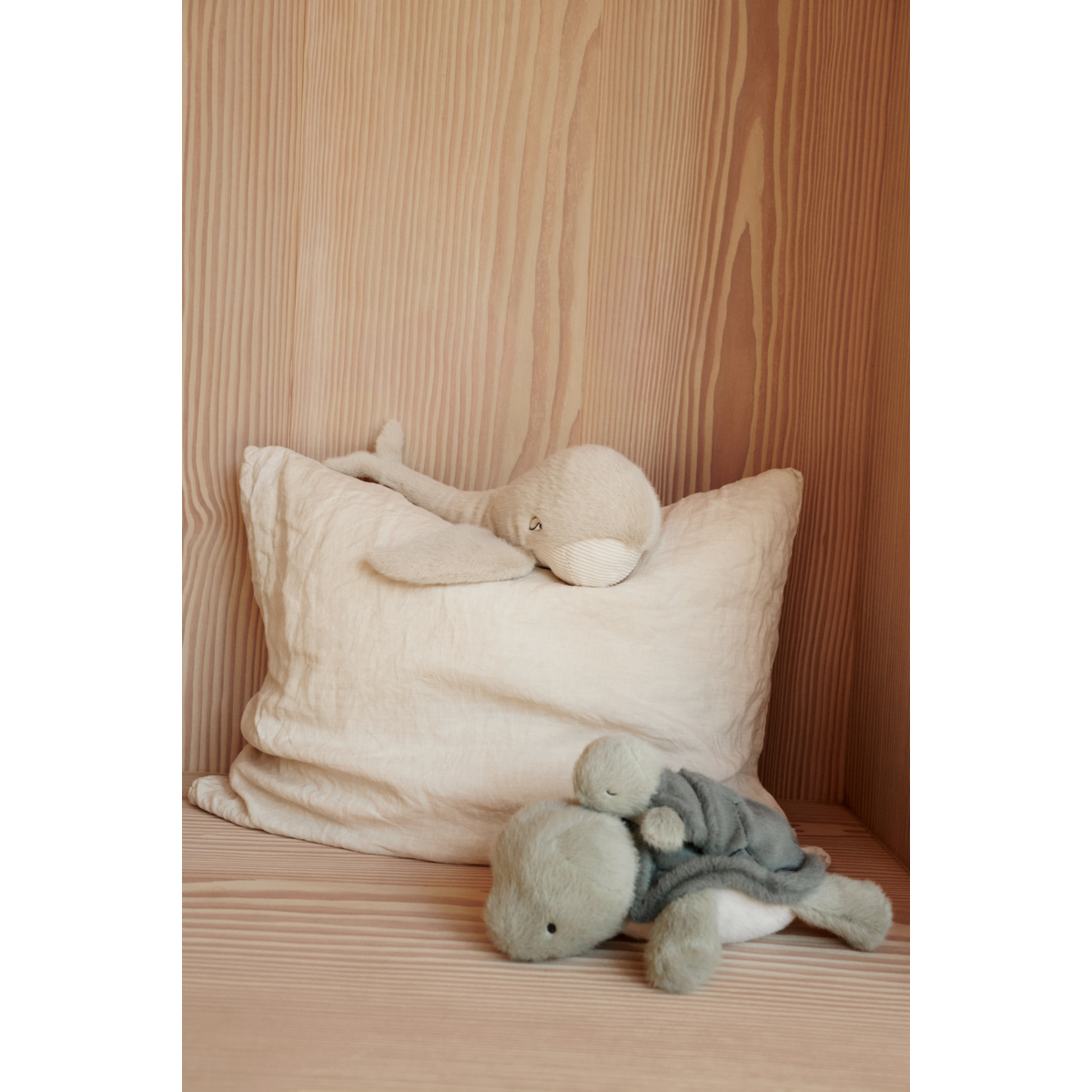 Liewood - Knuffel Berto + Baby Turtle Teddy | Faune Green