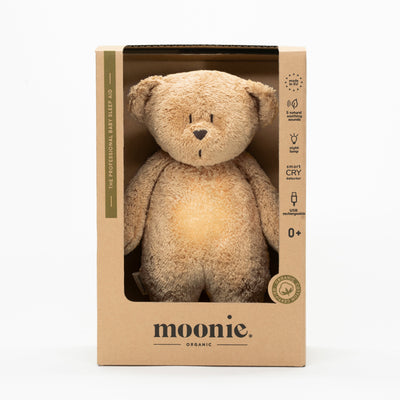 Knuffel The Humming Bear Licht + Geluid 2.0 Cappuccino Natur