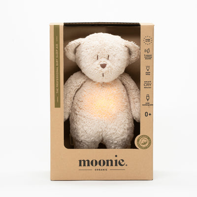 Knuffel The Humming Bear Licht + Geluid 2.0 Sand Natur