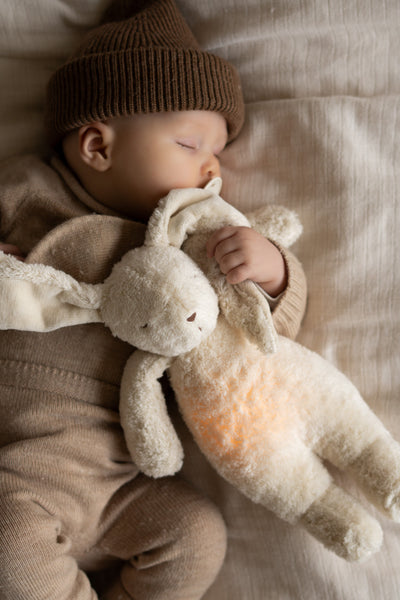 Knuffel The Humming Friend Licht + Geluid 2.0 Cream