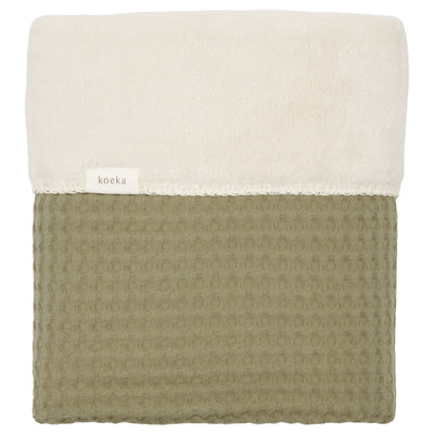 Deken Ledikant 100 x 150 cm Oslo Wafel Teddy Moss