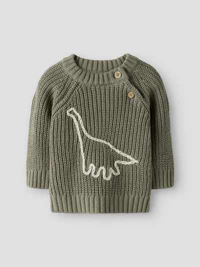 Lil Atelier - Trui Emlen Knit Dino | Overland Trek