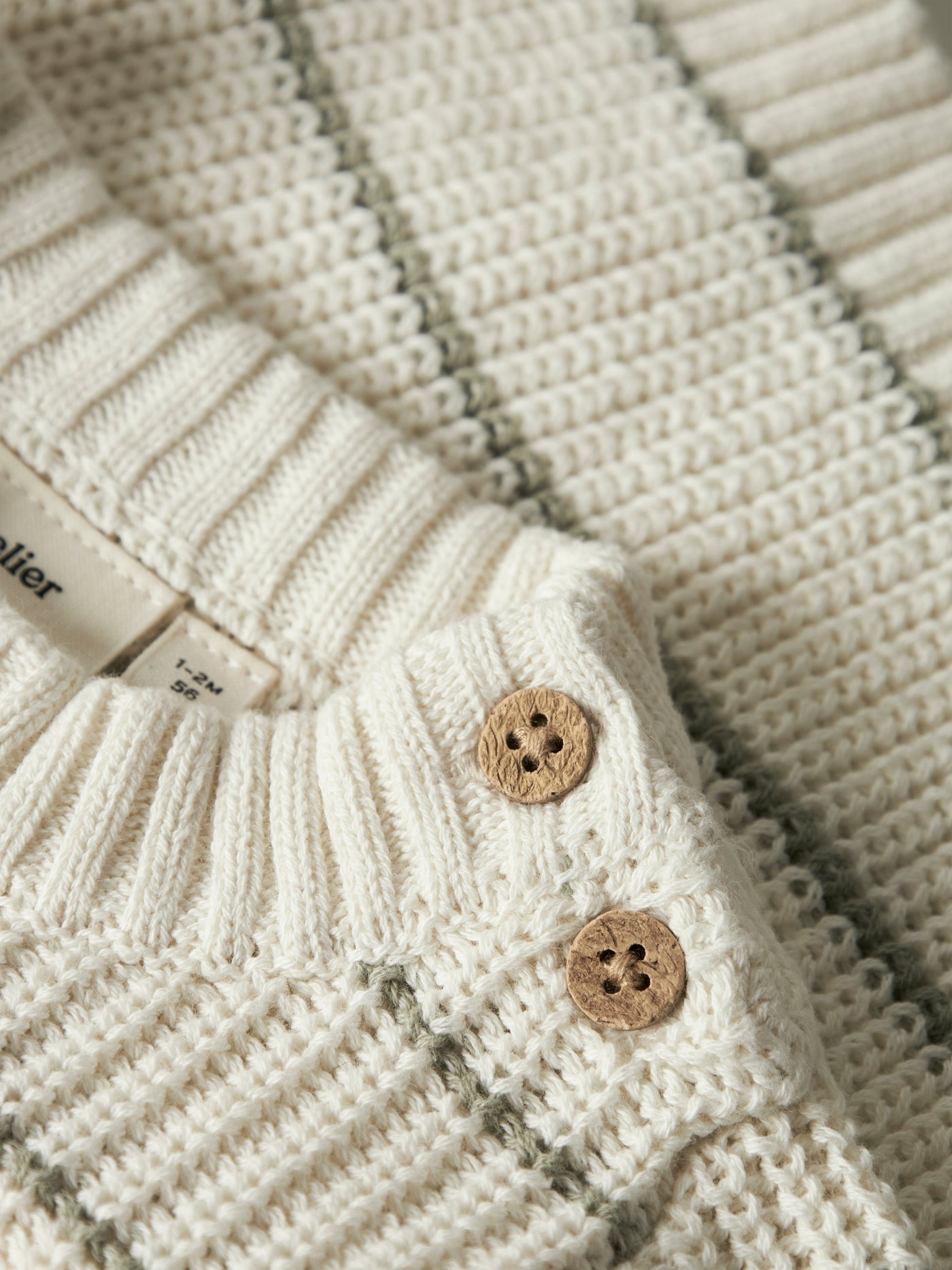 Lil Atelier - Trui Emlen Knit Stripe | Turtledove