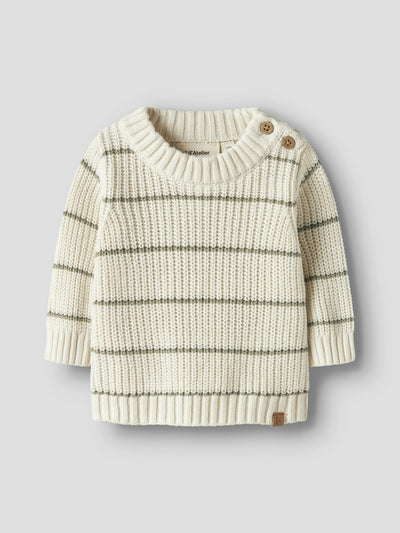 Lil Atelier - Trui Emlen Knit Stripe | Turtledove