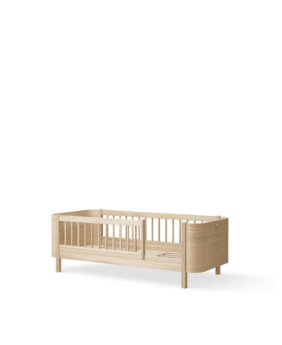 Oliver Furniture Mini+ Wood Special Oak Bed met Conversieset | Van Baby tot Junior