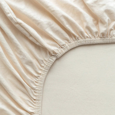 Bemini - Hoeslaken Park 75 x 95 cm Jersey | Cream